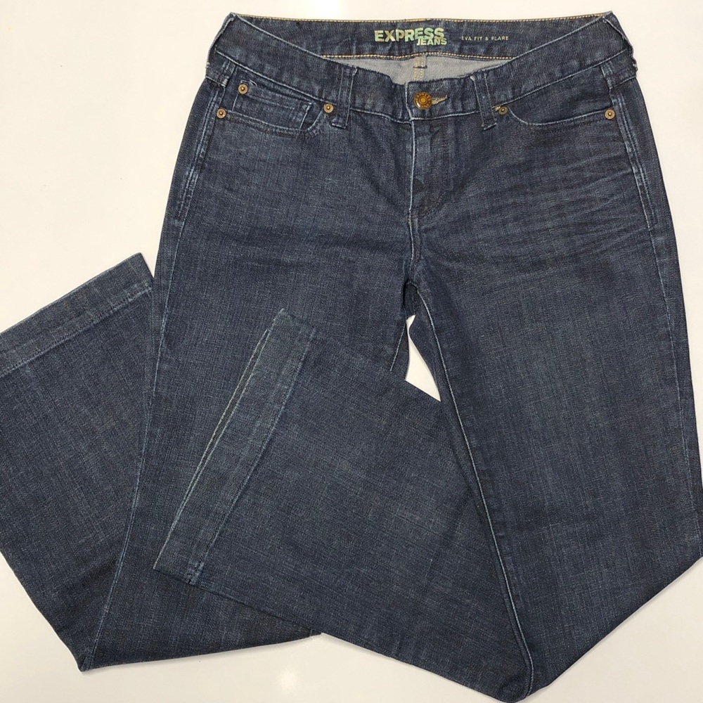 Express Eva fit & flare jeans size 8r